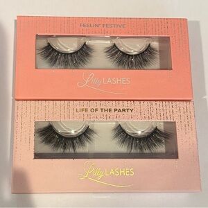 Lilly Lashes Lot Bundle of 2 Feelin Festive Life of the Party